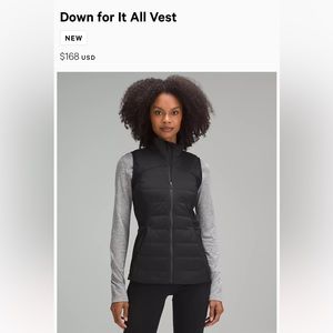 Lululemon Down For It All Vest
